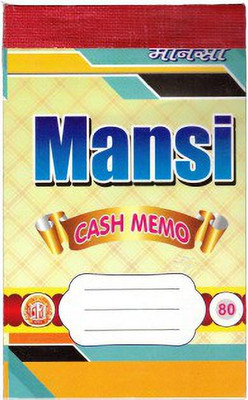 MANSI NA Regular Cash Memo Ruled 100 Pages(Multicolor, Pack of 2)