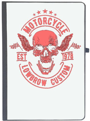 UDNAG Handcrafted Gift A5 Diary Ruled 80 Pages(Red)
