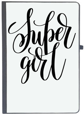 UDNAG Handcrafted Gift A5 Diary Ruled 80 Pages(White)