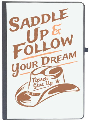 UDNAG Handcrafted Gift A5 Diary Ruled 80 Pages(White)