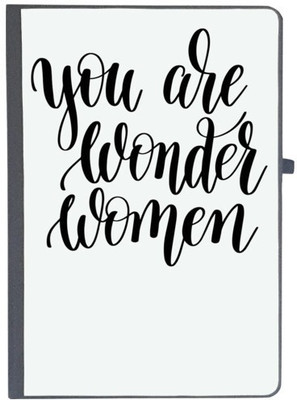 UDNAG Handcrafted Gift A5 Diary Ruled 80 Pages(White)