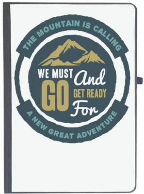 UDNAG Handcrafted Gift A5 Diary Ruled 80 Pages(White)
