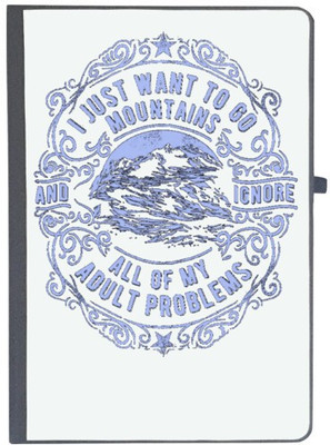 UDNAG Handcrafted Gift A5 Diary Ruled 80 Pages(White)