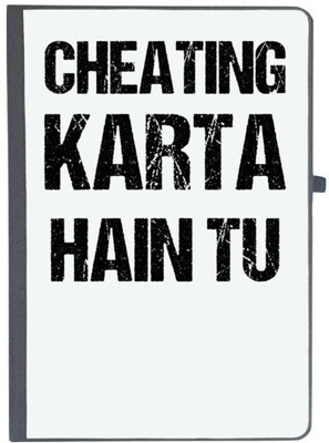UDNAG Handcrafted Gift A5 Diary Ruled 80 Pages(Black)