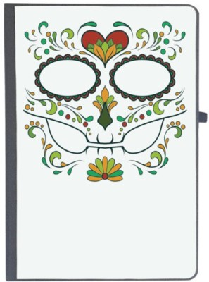 UDNAG Handcrafted Gift A5 Diary Ruled 80 Pages(White)