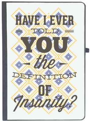 UDNAG Handcrafted Gift A5 Diary Ruled 80 Pages(White)