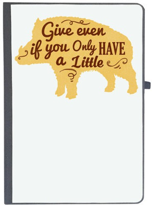 UDNAG Handcrafted Gift A5 Diary Ruled 80 Pages(White)