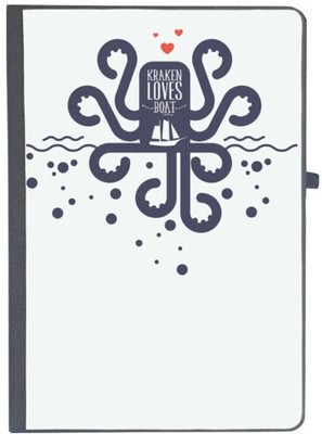 UDNAG Handcrafted Gift A5 Diary Ruled 80 Pages(Blue)