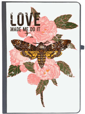 UDNAG Handcrafted Gift A5 Diary Ruled 80 Pages(White)