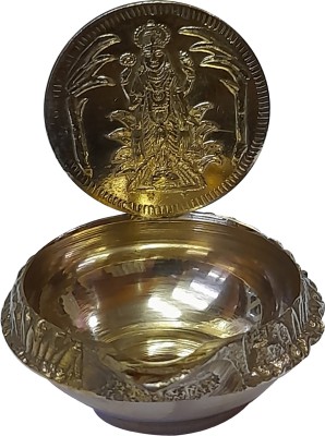 omkar Satyanarayan Swamy Deepam Diya Villaku Brass Table Diya(Height: 2 inch)