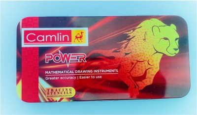 Camlin Exam Mathematical Geometry Box POWER (Pack of 1) Geometry Box(Brown)