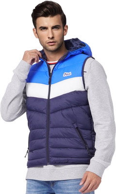 JACK & JONES Sleeveless Colorblock Men Jacket