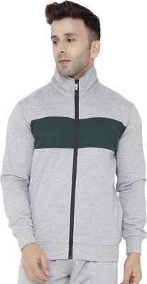 CHKOKKO Full Sleeve Colorblock Men Jacket