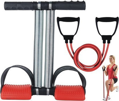 Shopeleven Home Gym General Fitness Workout Exerciser Tummy Ttimmer Toning Tube Portable Ab Exerciser(Multicolor)