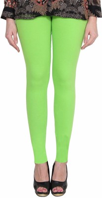 PINOVO Ankle Length Western Wear Legging(Green, Solid)