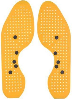 vihan marketing Magnetic Shoe Magnetic Shoe Sole With Pyramid Power Massager(Yellow)