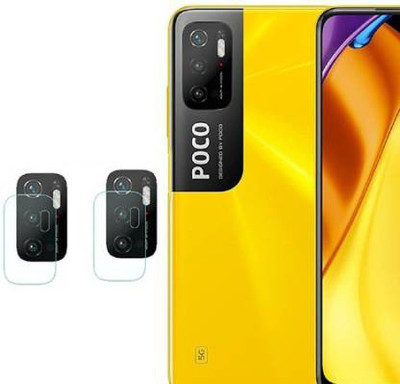 XAZE Back Camera Lens Glass Protector for POCO M3 PRO(Pack of: 2)