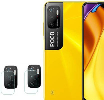 XAZE Back Camera Lens Glass Protector for POCO M3 PRO(Pack of: 2)