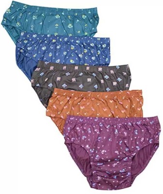 Kholli Wala Women Hipster Multicolor Panty(Pack of 5)