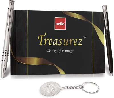 cello Treasurez Pen Gift Set(Pack of 3, Blue)
