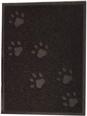 KITTY FLEX Pet Cat Litter Mat, Litter Trapper Mat, Food Mat, Kitty Litter Catcher with Scatter Control Easy to Hoover and Wipe (Black) Dog, Cat, Rabbit Pet Mat Dog, Cat, Rabbit Pet Mat