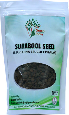 Green India Subabul- Leucaena leucocephala,subabul tree seeds Pack of 1 kg Seed(4000 per packet)
