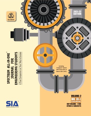 B.Tech III-Year I-Sem VOLUME-II (ME) JNTU-Hyderabad ALL-IN-ONE Journal 2021-22 Edition(Paperback, SIA)