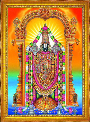 CRAFTSCORNER TIRUPATI BALAJI PHOTO FRAME Religious Frame