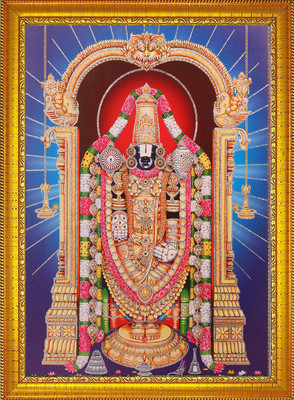 CRAFTSCORNER TIRUPATI BALAJI PHOTO FRAME Religious Frame