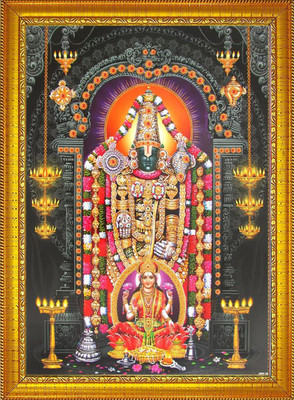 CRAFTSCORNER TIRUPATI BALAJI PHOTO FRAME Religious Frame