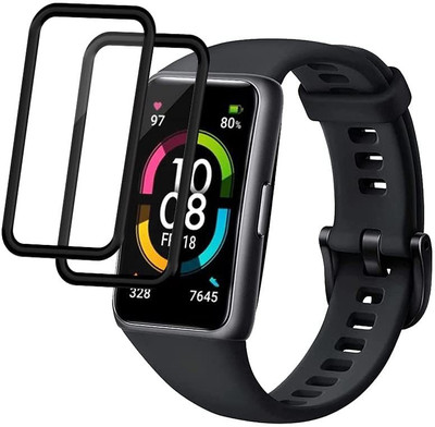 CONNECTPOINT Edge To Edge Screen Guard for Huawei Band 6(Pack of 2)