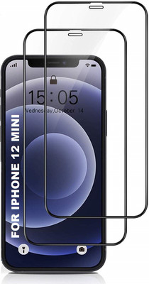TECHSHIELD Edge To Edge Tempered Glass for iPhone 12 MINI(Pack of 2)