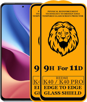 HQ Protection Edge To Edge Tempered Glass for Redmi K40, Redmi K40 Pro, Redmi K40 Pro Plus(Pack of 2)