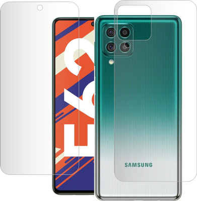 TRUSTin.ONLINE Front and Back Screen Guard for Samsung Galaxy F62, Galaxy F62, F62(Pack of 2)