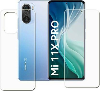 PONDRIK Front and Back Screen Guard for XIAOMI MI 11X PRO(Pack of 2)