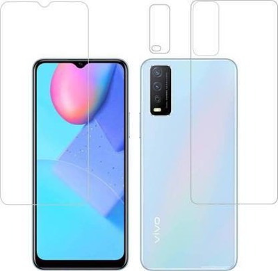 PONDRIK Front and Back Screen Guard for VIVO Y20 G(Pack of 3)