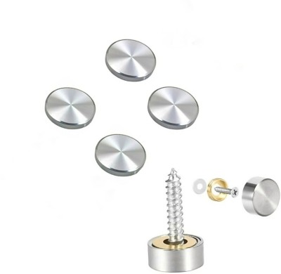 max deals Stainless Steel Flat Head Mirror Screw(19 mm Pack of 24)