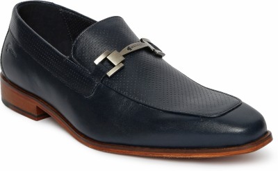 GABICCI Holland True Navy Formal Shoes Leather Slip On For Men(Navy)
