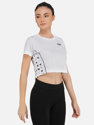 ROYALEWAY Party Printed Women White, Black Top