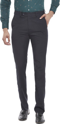 Byford by Pantaloons Slim Fit Men Black Trousers
