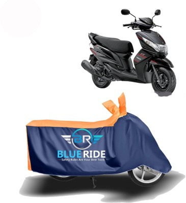 BLUERIDE Two Wheeler Cover for Yamaha(Ray Z, Blue, Orange)