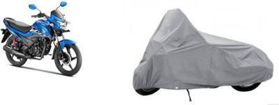 Olive Waterproof Two Wheeler Cover for Honda(Livo, Silver)