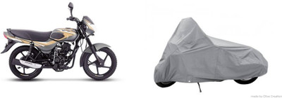 Olive Waterproof Two Wheeler Cover for Bajaj(CT110, Silver)