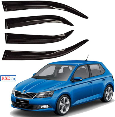 RSE For Front, Rear Wind Deflector(Tinted Skoda Fabia)