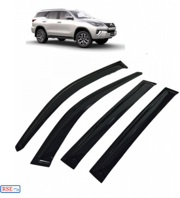 RSE For Front, Rear Wind Deflector(Tinted Toyota Fortuner)