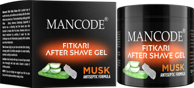 MANCODE Fitkari After Shave Gel Musk Antiseptic Formula for Men, 100gm(100 g)