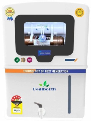 DEALBOOTH Fresh Aqua Water Purifier with RO PF UF TDS Adjuster with ACTIVE COPPER ALKLINE technology Cartridge for Ultra Filtration for Home Office 14 Stage 15L with Full Installation Kit 15 L RO + UF + TDS Water Purifier(Multicolor)