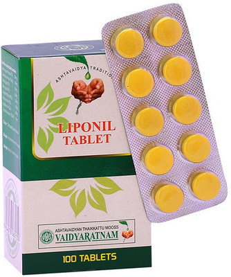 Vaidyaratnam Liponil Tablet 100 tab (PACK OF 1)(100 Tablets)