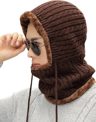AlexVyan Self Design, Solid Beanie Cap