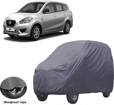 ABS AUTO TREND Car Cover For Datsun Go+ (Without Mirror Pockets)(Grey)